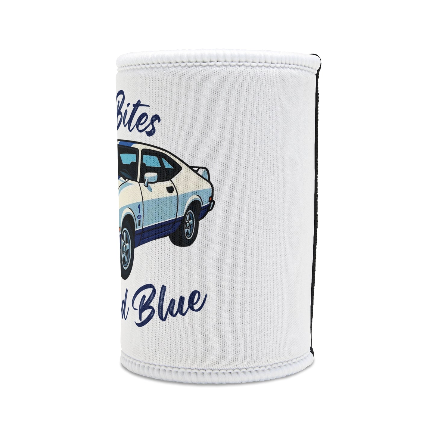 "Cobra Bites You Bleed Blue" - Ford Cobra - Stubby Holder (WikdKrew)